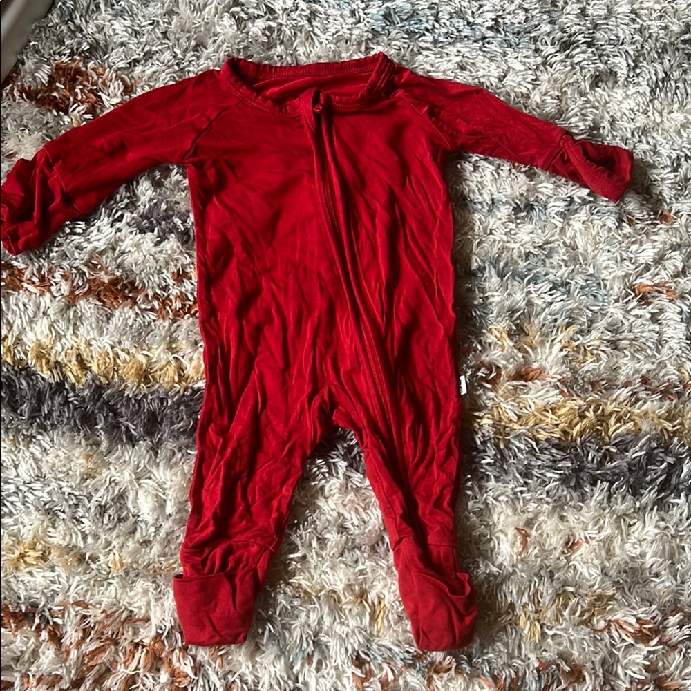 Little Sleepies Red Footies Pajamas